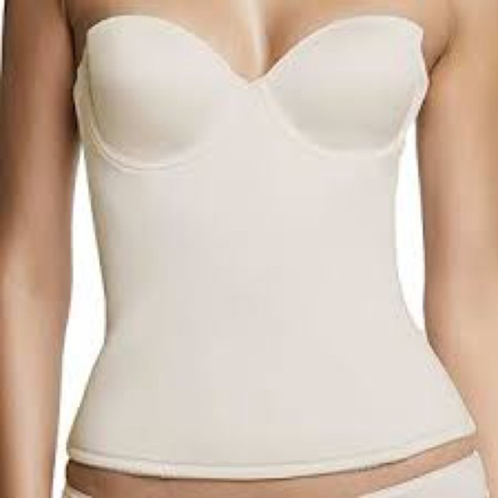 Victoria's Secret Cream Strapless Shapewear